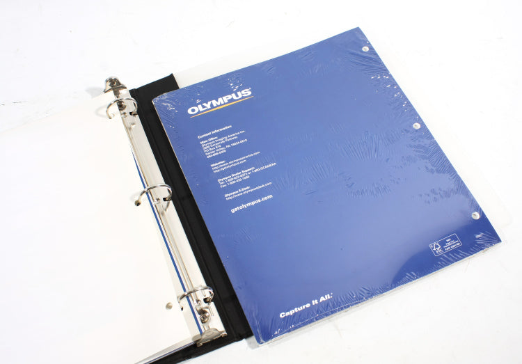 Olympus Binder with Brochures - SZ 30mm / E-PC2 / XZ-1 / 2011 Product Catalog