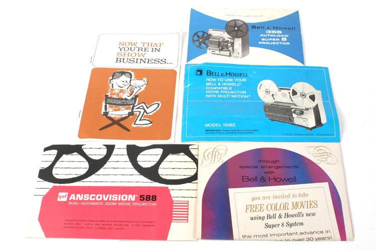 SUPER 8 PROJECTOR & CAMERA LITERATURE LOT 10