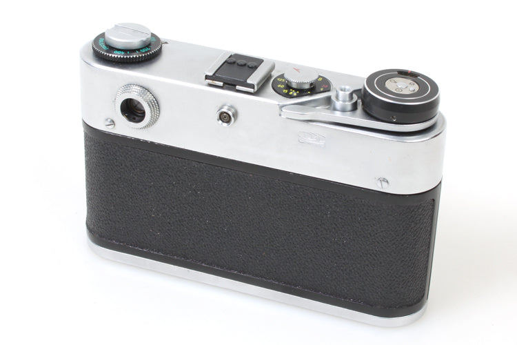FED 5B RUSSIAN SOVIET CAMERA W/ INDUSTAR 55 LENS W CASE + LENS CAP