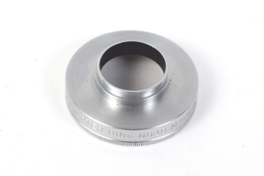 VINTAGE KODAK SERIES V ADAPTER RING NO.18 W/ HOOD (MADE IN USA) W RETAINING RING