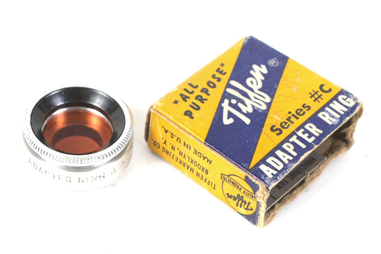 TIFFEN SERIES C A SCREW-ON LENS ADAPTER W RETAINING RING FOR MOVIE CAMERAS + ORA