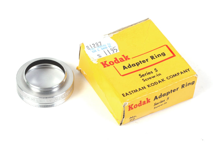 KODAK SERIES V ADAPTER RING 7/8 - 22MM KODAK ADAPTER RING SERIES 5 IN BOX