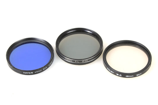 49mm Filters Polarizer Uv 80a Blue