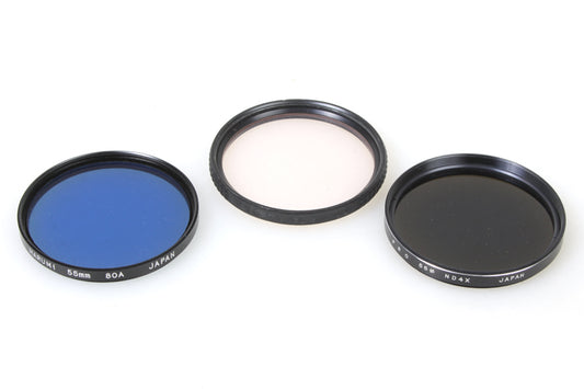 55mm Filters Sky Neutral Density 4x Blue 80a