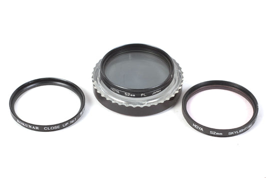 52mm Filters (3) Sky Polarizer Close Up +1