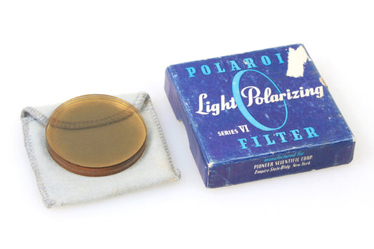 Vintage Pioneer Polaroid Filter - Light Polarizing Series VI - in Original Box