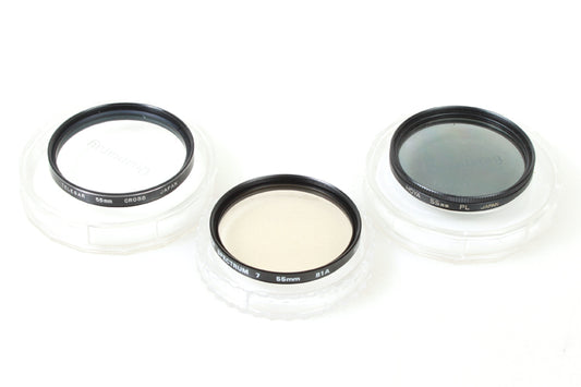 55mm Filters (3) Polarizer 81a Star