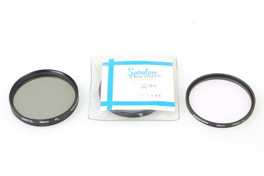 58mm Filters (3) Sky Neutral Density 2x Opticap
