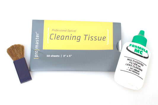 Camera Cleaning Kit Camel Hair Brush Tissue Cleaner