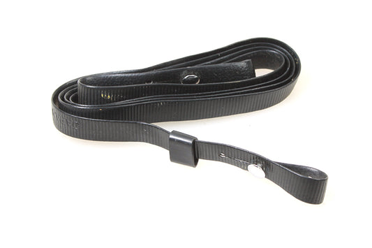 Black Vinyl Thin Camera Strap 1970s