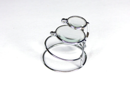 Clip on Eye Glass Magnifier W 2 Magnifications