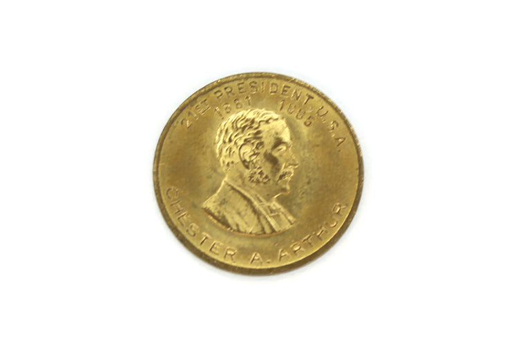 Chester a Arthur 21st United States President 1881-1885 Token Medal