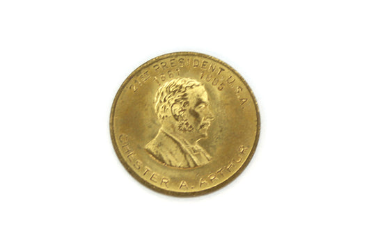 Chester a Arthur 21st United States President 1881-1885 Token Medal
