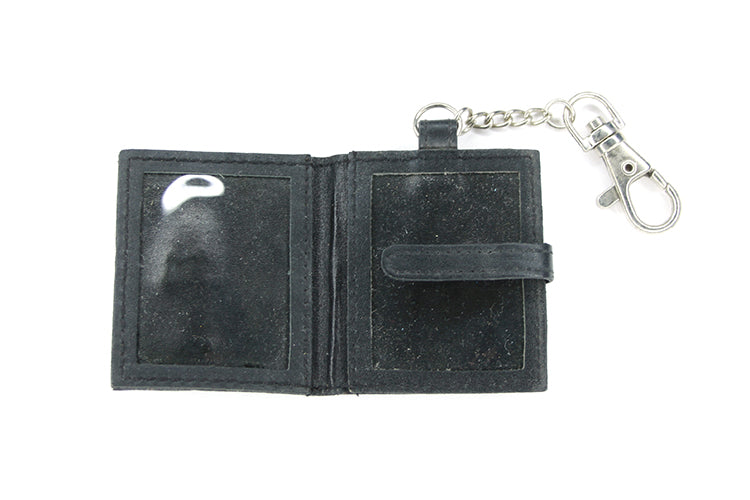 Compact Flash Card Leather Case W Clip Holds Two