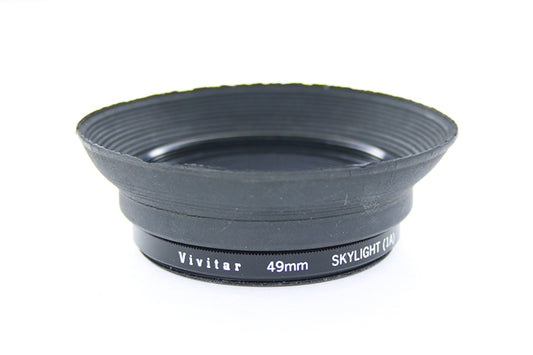 49mm Uv Filter & Lens Hood