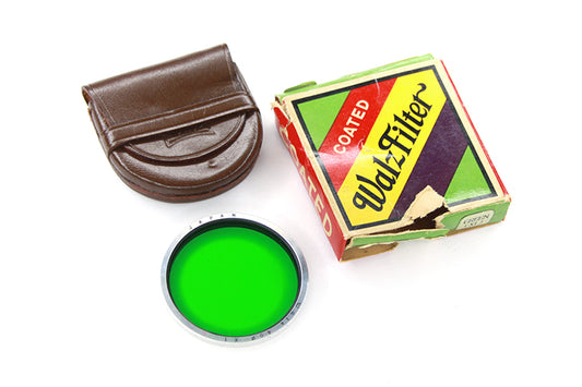 2.8 Bayonet Filter Green Rollei New in Box W Leather Case