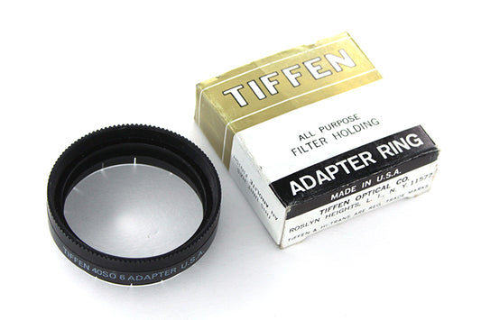 Slip-on Adapter & Retaining Ring Tiffen Series #6 Aluminum New