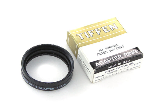 43 F-6 Screw-on Lens Adapter Tiffen With Retaining Ring New Old Stock