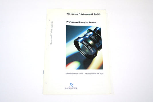 Enlarger Lenses Rodenstock Brochure