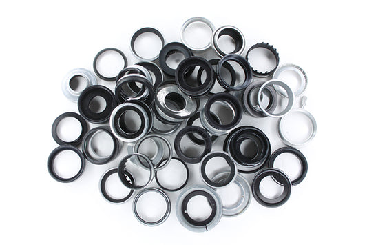 Photographic Adapter Rings Large Lot Different Sizes