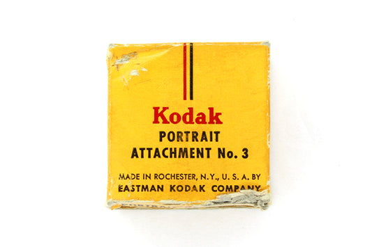 Vintage Kodak Portrait Attachment No.3 Genuine Original Plastic Box & Case New