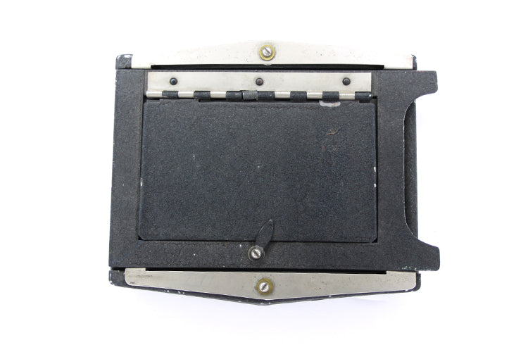 Speed Graphic Ground Glass Flash Spring Back & Hood Graflex 2 1/4 X 3 1/4 Inch