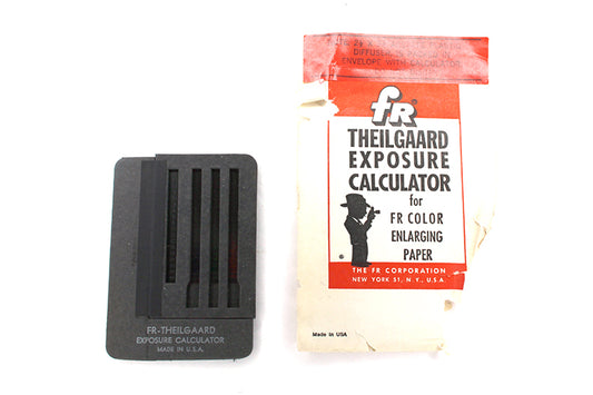 Fr Theilgaard Exposure Calculator for Color Enlarging Paper Vintage Like New