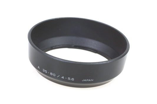 Genuine Minolta a 35 - 80 / 4 - 5.6 Plastic Lens Hood