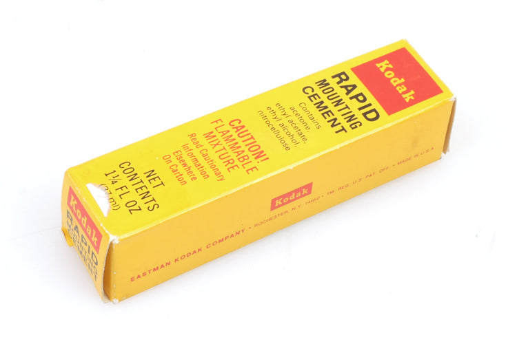 Rapid Mounting Cement Kodak With Instructions in Box New