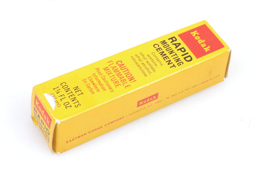 Rapid Mounting Cement Kodak With Instructions in Box New