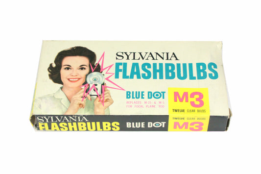 M3 Blue Dot Camera Flashbulbs Pack of 12 New