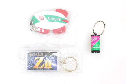 Keychain Lot 3 Fuji Camera