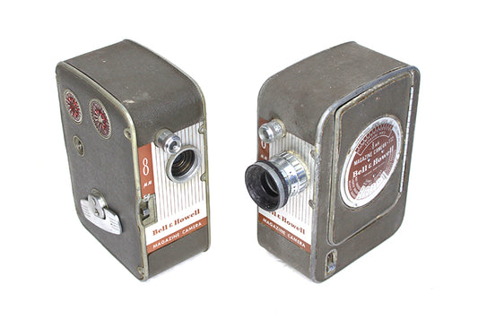 8mm Cine/movie Camera Set of 2 1w/lens 1w/out Lens