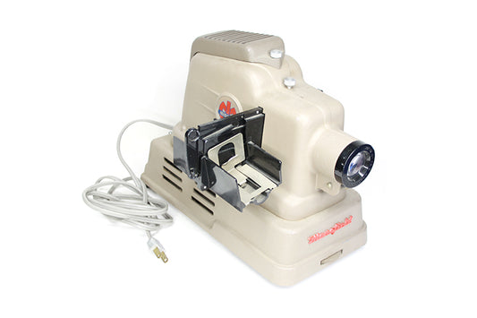 Slide Projector Single Slide With Working Bulb