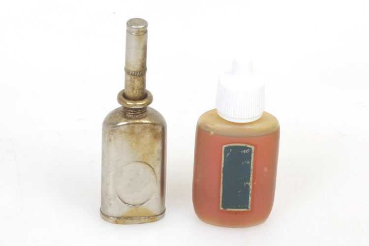 Vintage Bell & Howell Filmo Miniature Oil Can & Oil