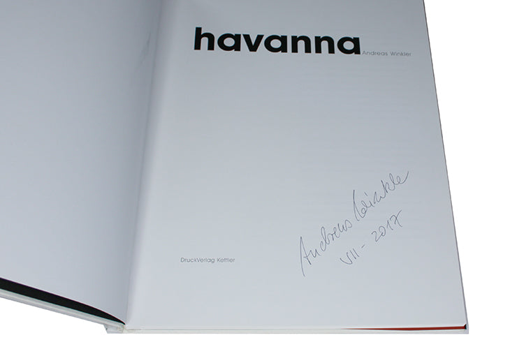 Havanna by Andreas Winkler Hardcover Signed