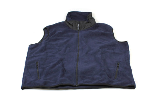 Anti-pill Fleece Vest Charles River Navy Mens Large New W Tags