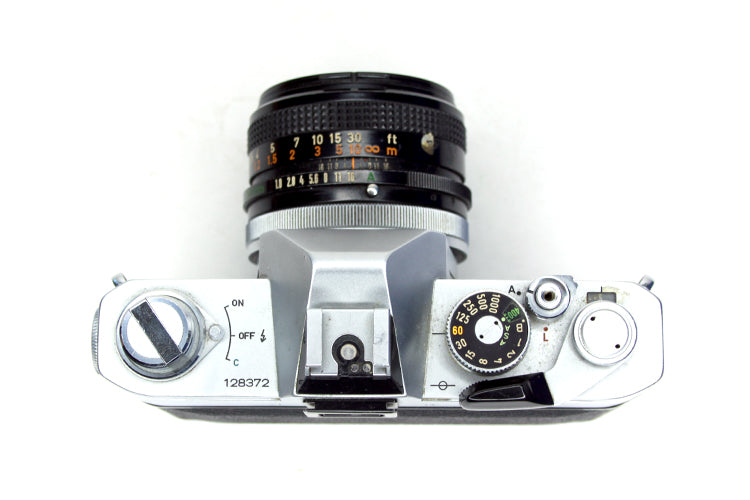 Student Film Camera All Manual W 50mm 1.8 Lens & New Battery