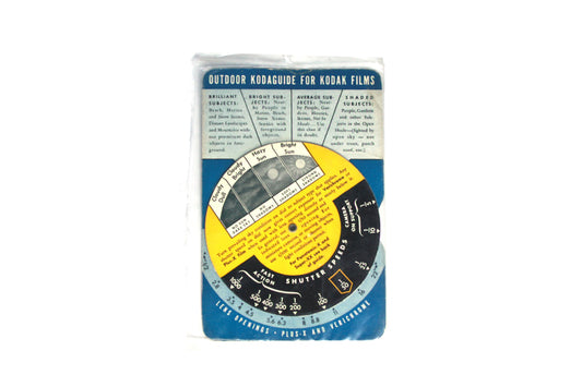 Vintage Outdoor Kodaguide For Kodak Films Wheel