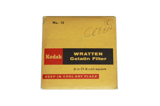 Kodak Wratten Gelatin Filter No. 13. 3 Inch (7.6 Cm) Square