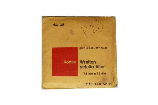 Kodak Wratten Gelatin Filter No. 25