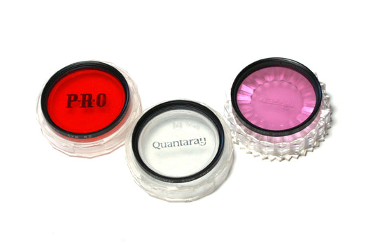 52mm Filters, Set Of 3 : Pro R2 Red, Quantaray Diffuser, Tiffen CC30m