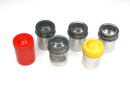 Lot Of 6, Empty Film Cans Including Kodak And GAF