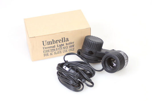 Umbrella Light Holder 3224 E-27s (Max 100w) For Ac Slave Only