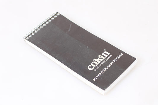 Cokin Filter/exposure Record Book