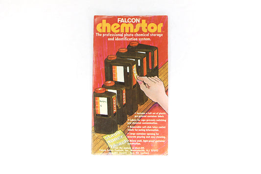 Falcon Chemstor Darkroom Chemical Labels