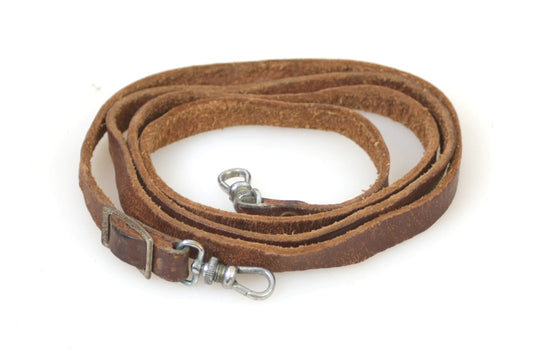 Camera Strap 1950s Vintage, Brown Leather