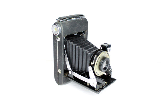 No. 1A Pocket Kodak Art Deco Bellows Camera W/ Original Stylus Pen