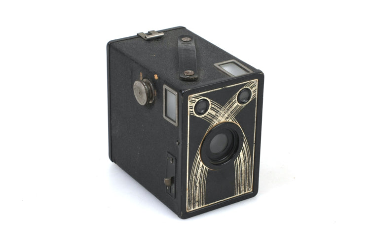 Vintage Marvel S-16 Box Camera, Art Deco