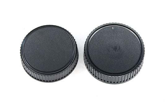 Set Of Two Rear Lens Caps For Olympus